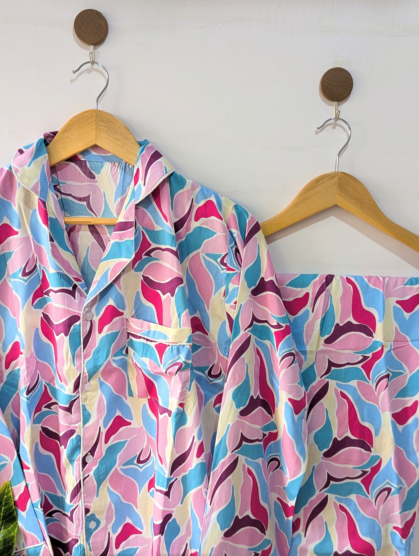 Pinkish Vibe Linen PJ Set