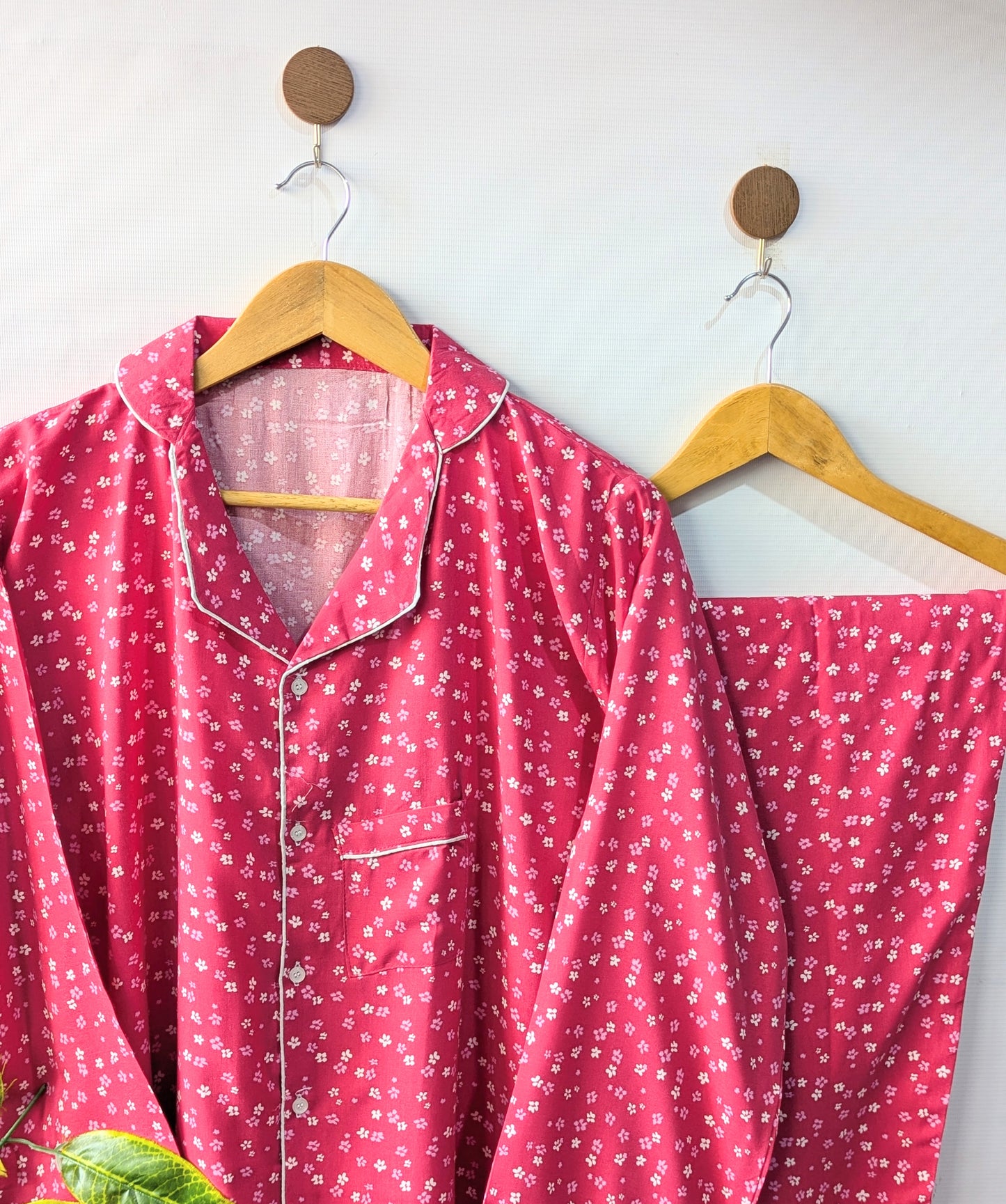 Berry Petals Linen PJ Set