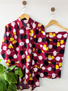 Maroon Pop Co-ord Set