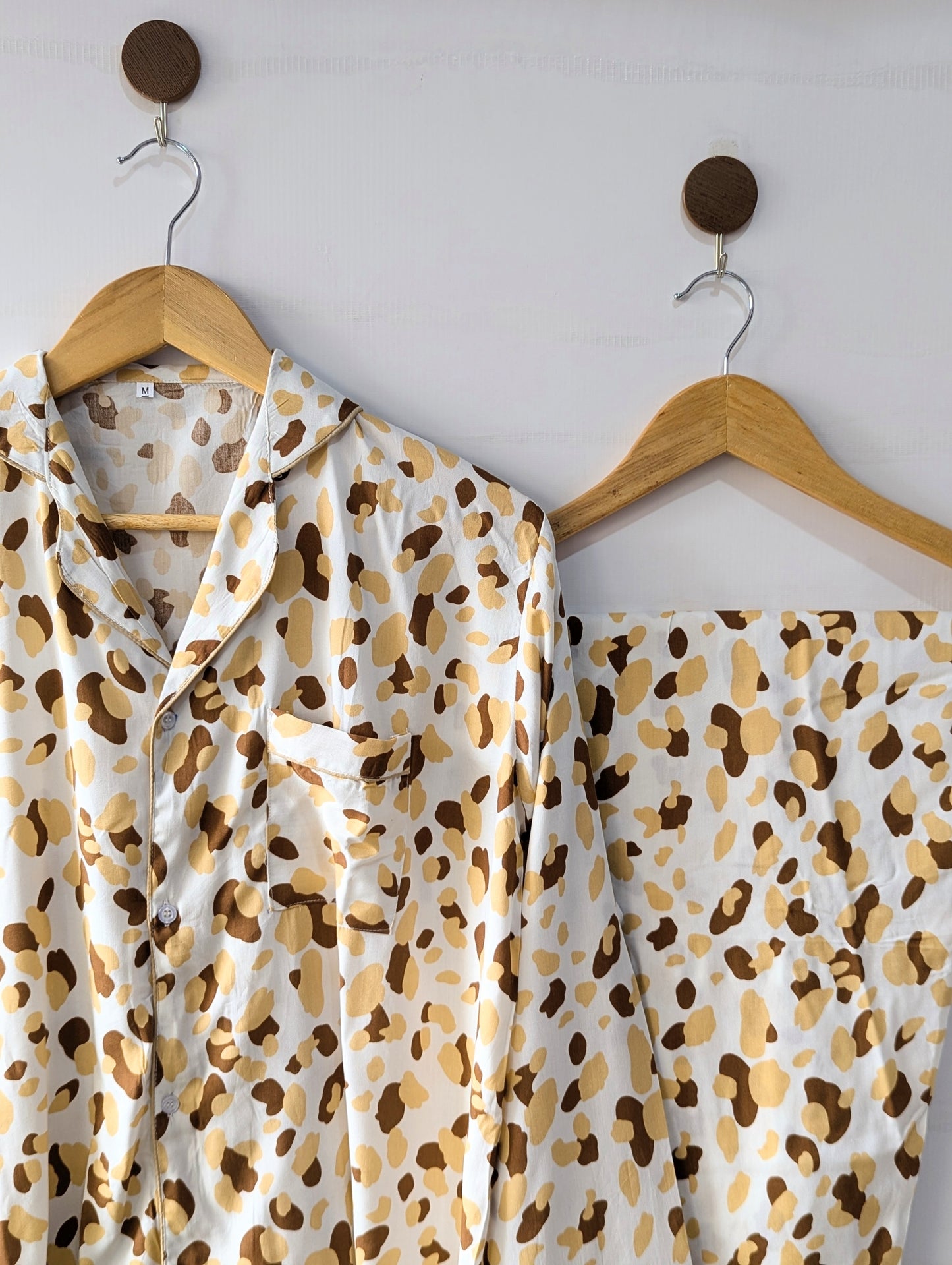Chic Leopard Linen PJ Set