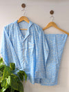 Sky Petals Linen PJ Set