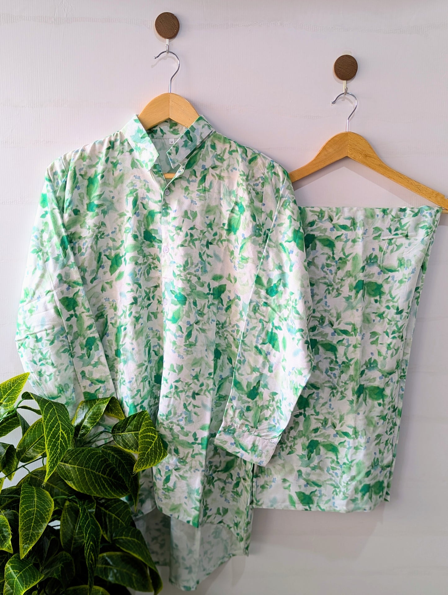 Green Petals Co-ord Set