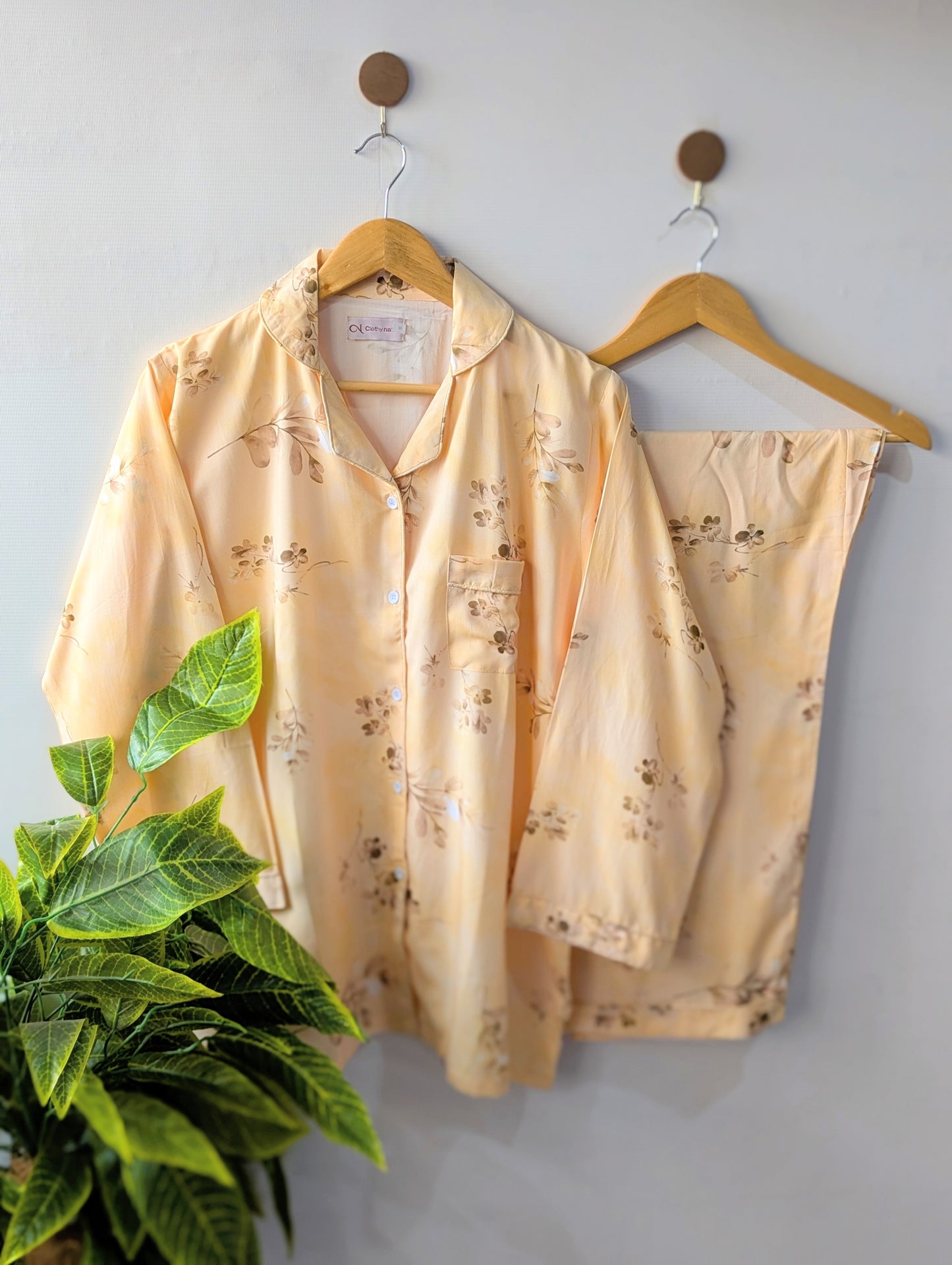 Buttery Florals Linen PJ Set