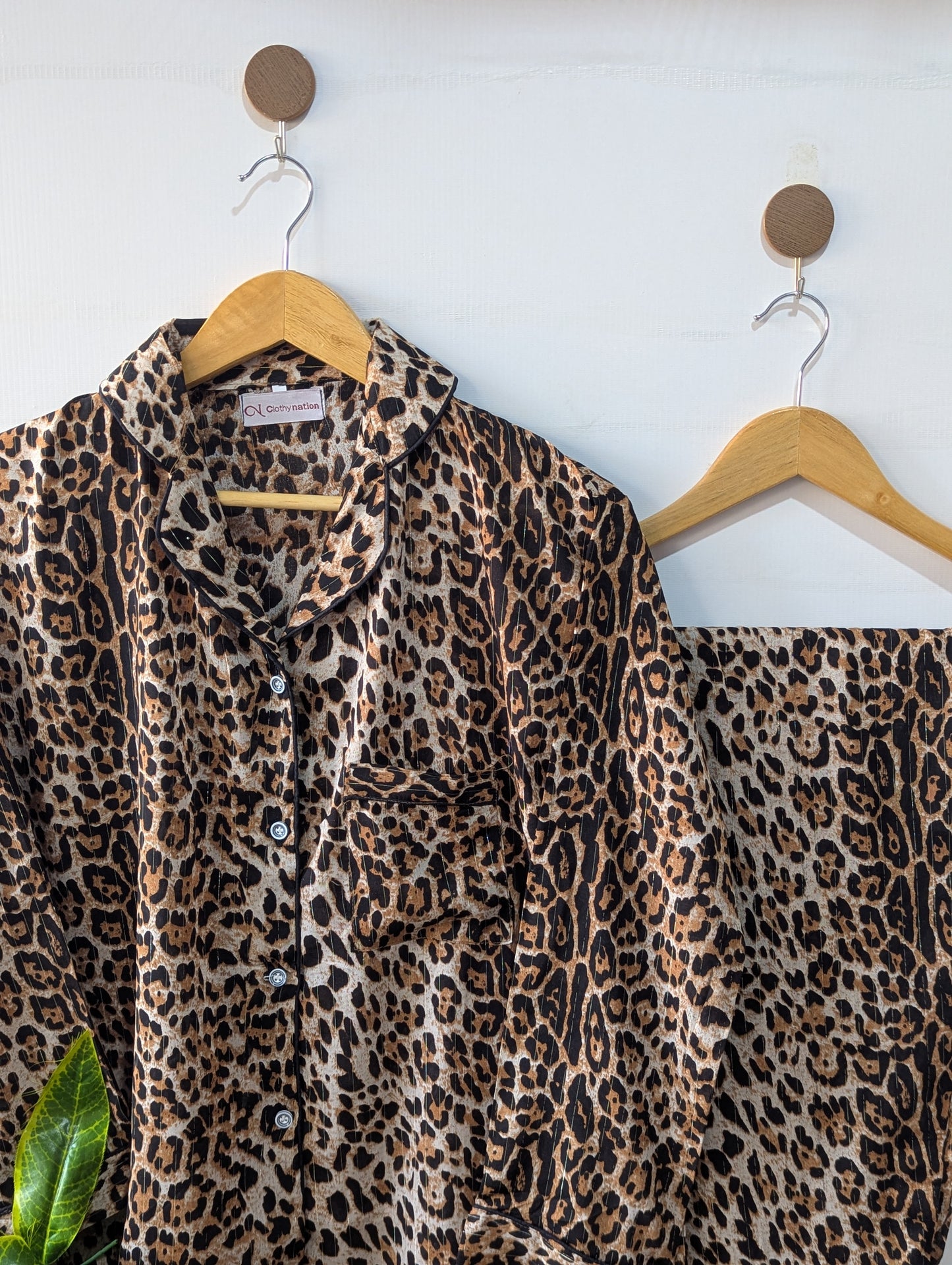 Leopard Night Linen PJ Set