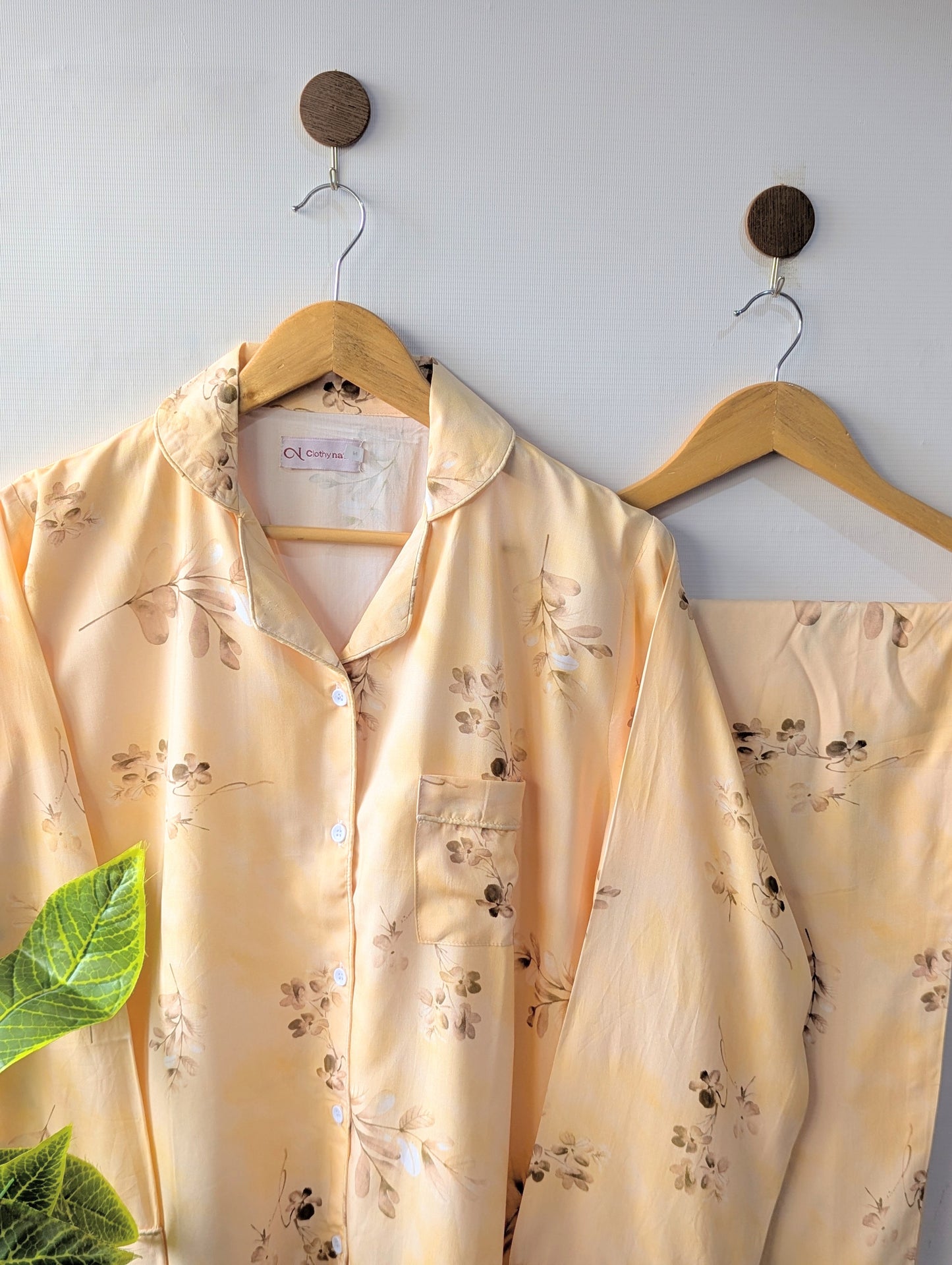 Buttery Florals Linen PJ Set