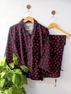 Red Hearts Linen PJ Set
