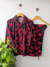 Red Garden Linen PJ Set