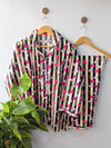 Lining Pink Hearts Linen PJ Set