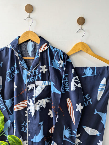 Midnight Dream Linen PJ Set