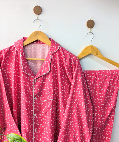 Berry Petals Linen PJ Set