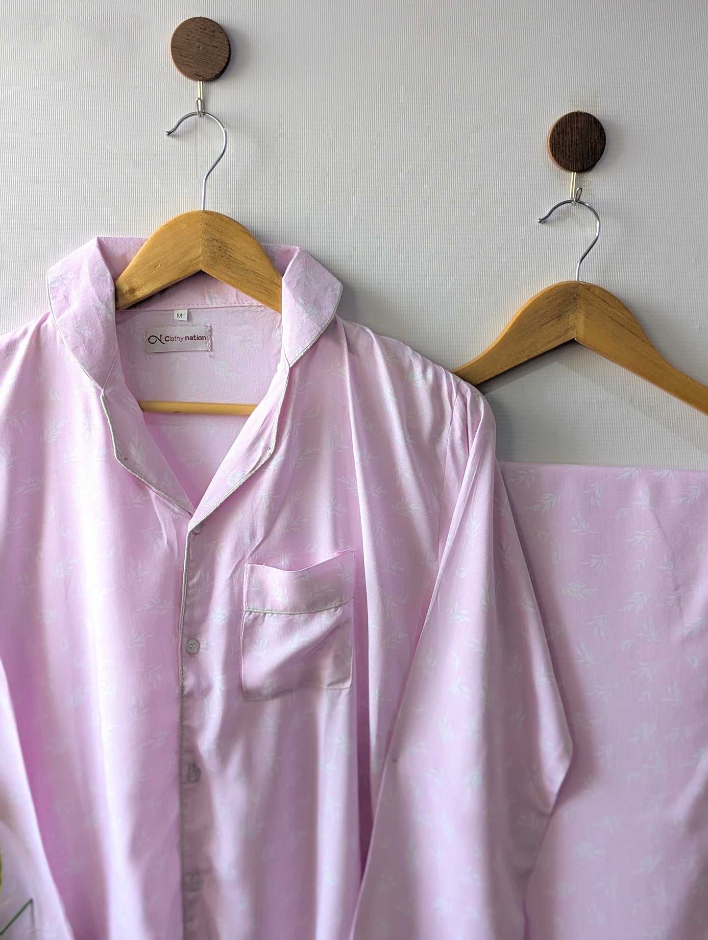 Pink Little Petals Linen PJ Set