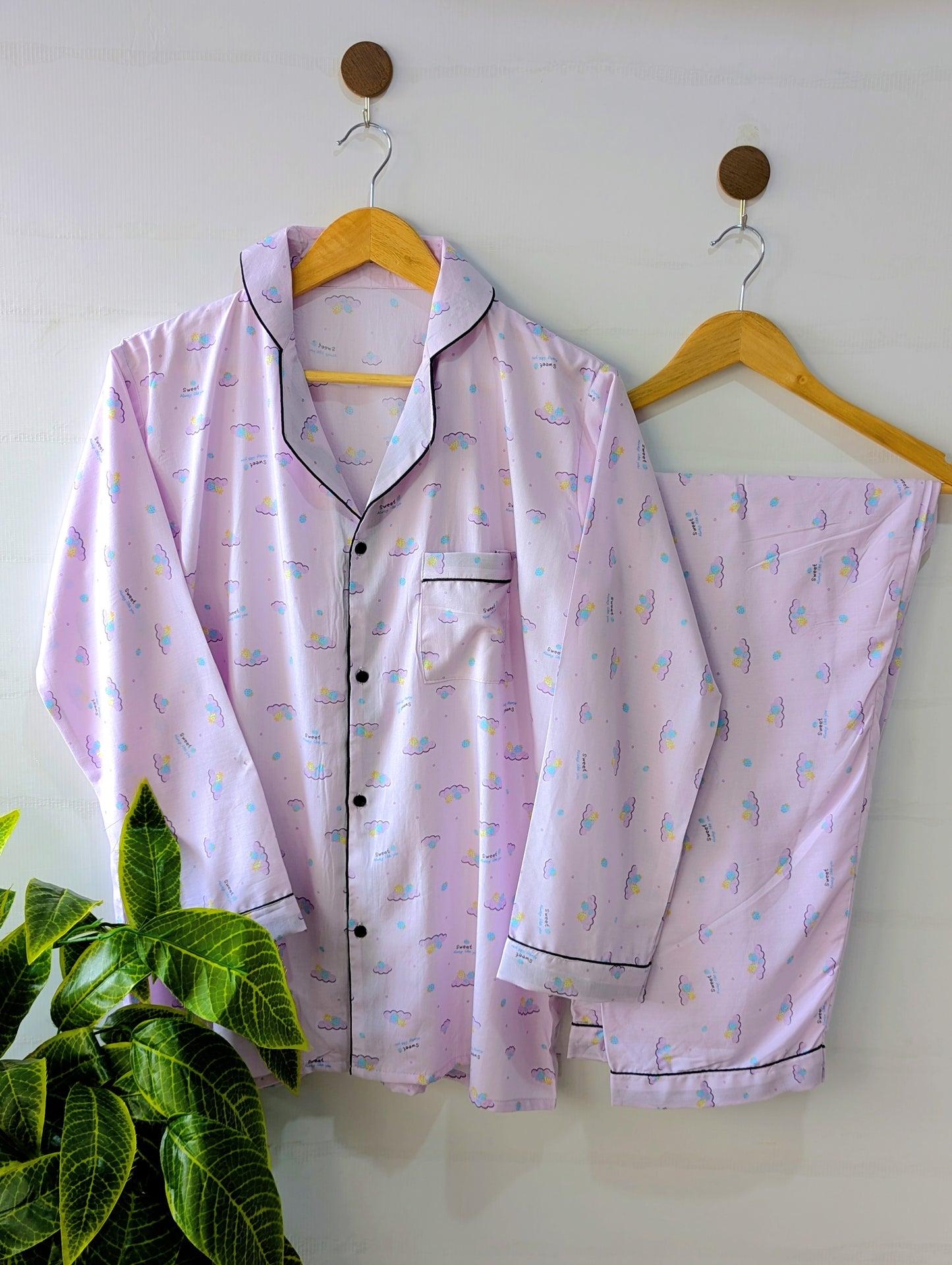 Sweet Lilac Linen PJ Set