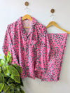Cute Leopard Linen PJ Set
