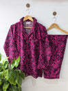 Pink Wild Linen PJ Set