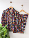 Colorful Hearts Linen PJ Set