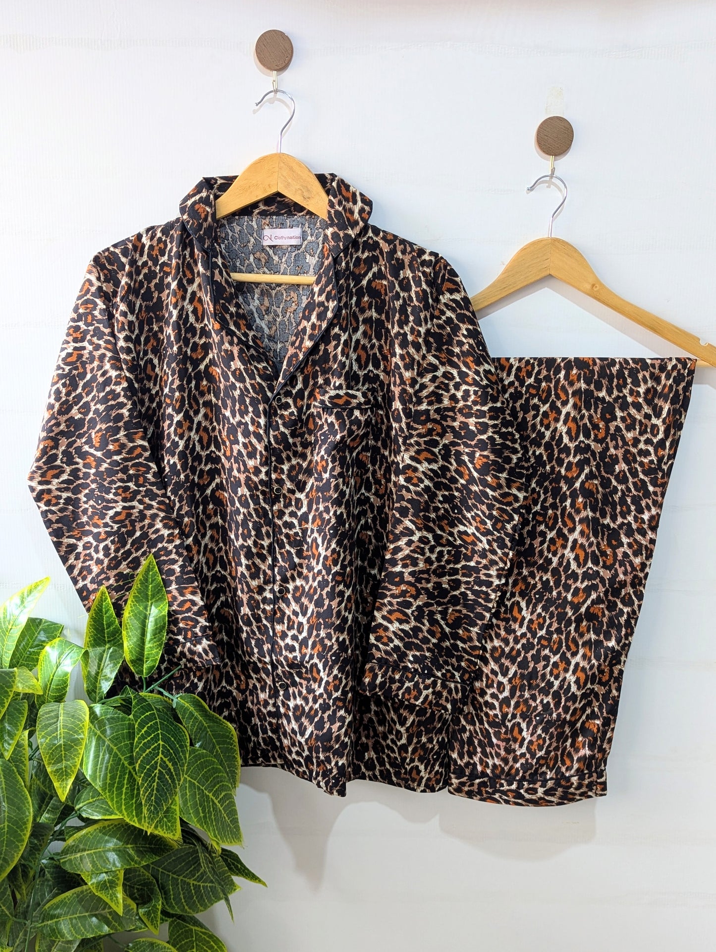 Leopard Night Linen PJ Set