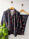 Cherry Blossom Linen PJ Set