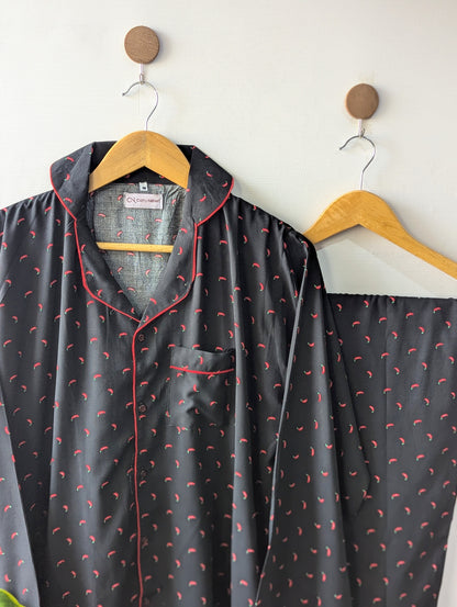 Red Pepper Linen PJ Set