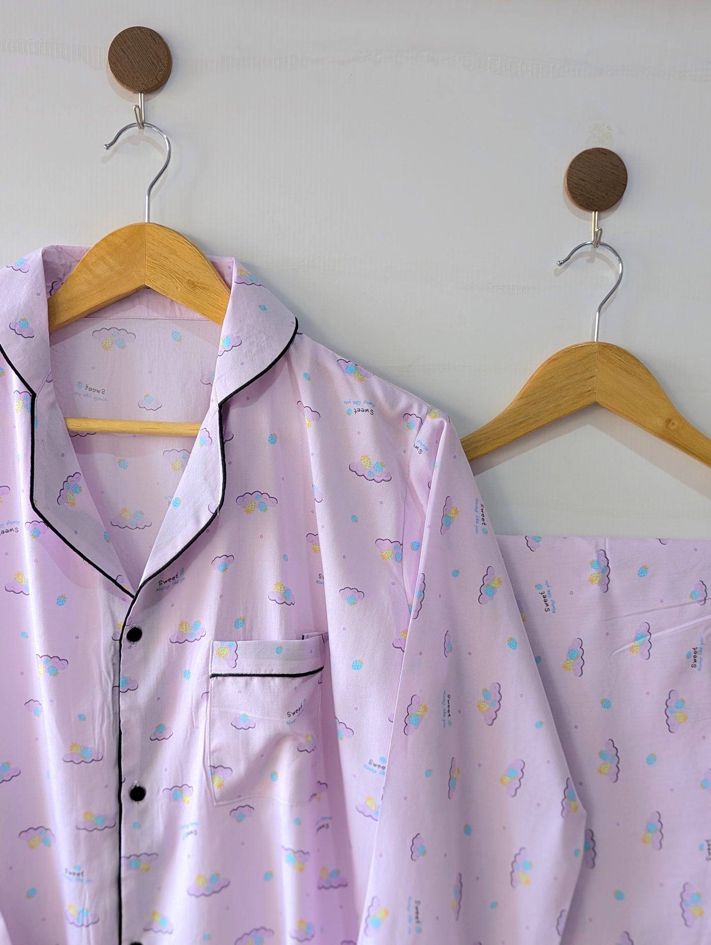 Sweet Lilac Linen PJ Set