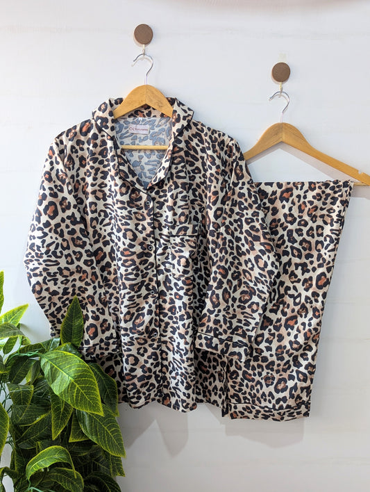 Leopard Lush Linen PJ Set