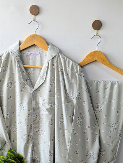 Soft Petals Linen PJ Set