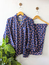Blue Hearts Linen PJ Set