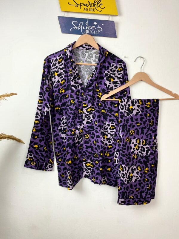 Purple Ish Linen PJ Set